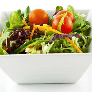 tomato, carrot & cucumber served atop garden greens, served with your choice of house-made herb vinaigrette or buttermilk ranch